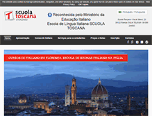 Tablet Screenshot of escola-italiano.com